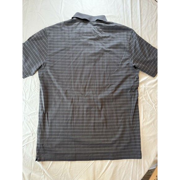 Nike Dri-Fit Tiger Woods Collection Golf Polo Men’s‎ XL 90s Y2K Gray TW Stripe - Picture 7 of 7
